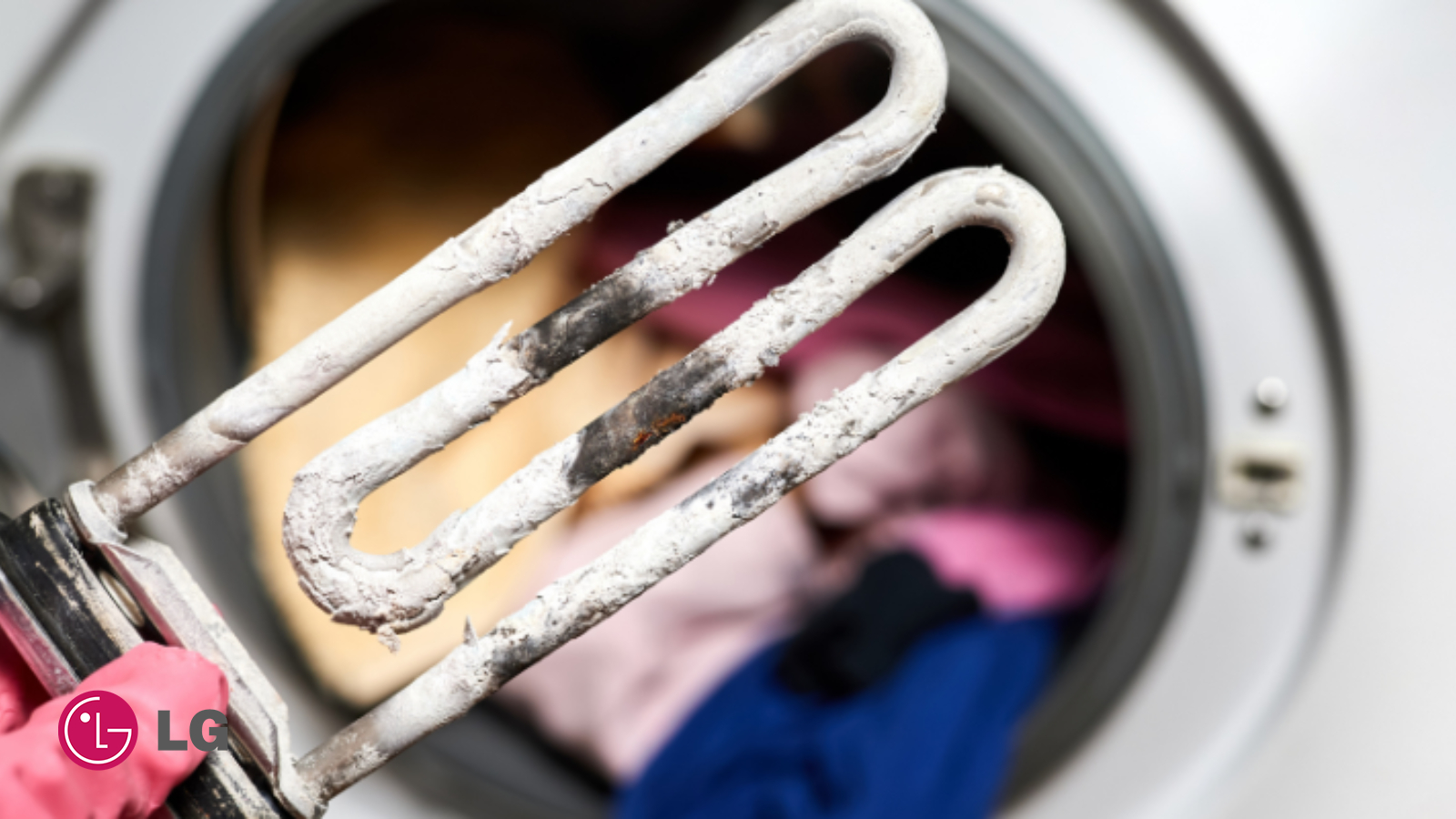 خرابی هیتر لباسشویی ال جی