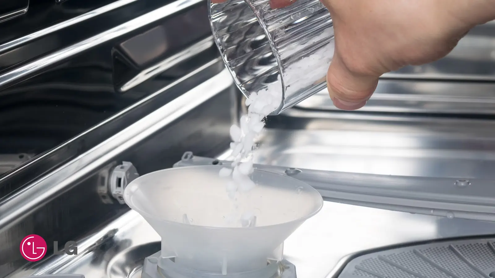 علل نشت نمک در ماشین ظرفشویی ال جی