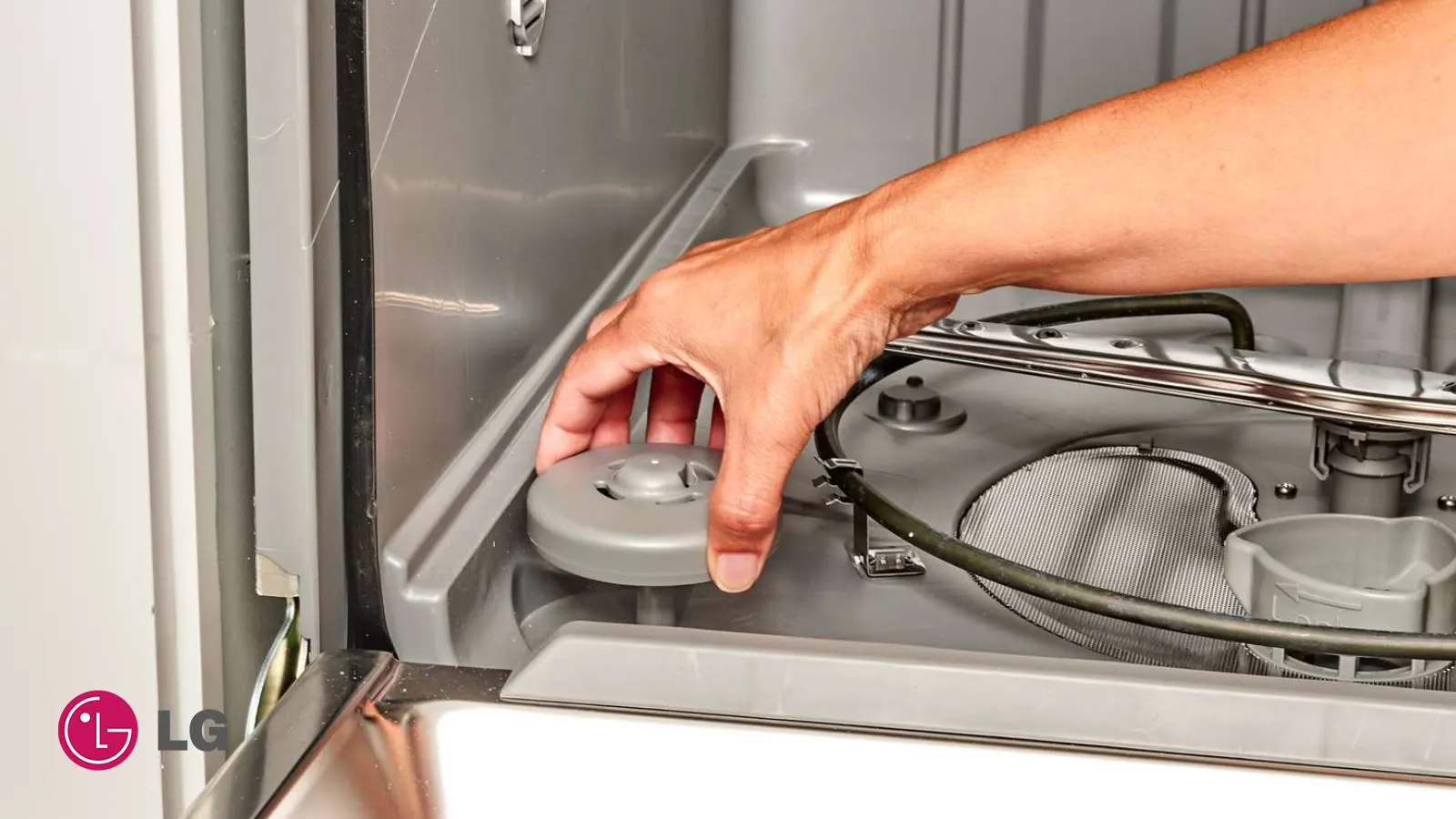 چگونگی رفع نشت نمک در ماشین ظرفشویی ال جی